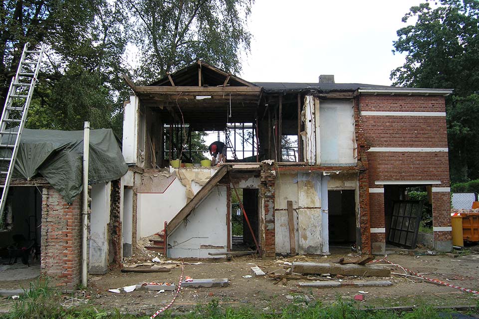 Vergaderhuis Wallekant en cours de rénovation